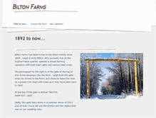 Tablet Screenshot of biltonfarms.com